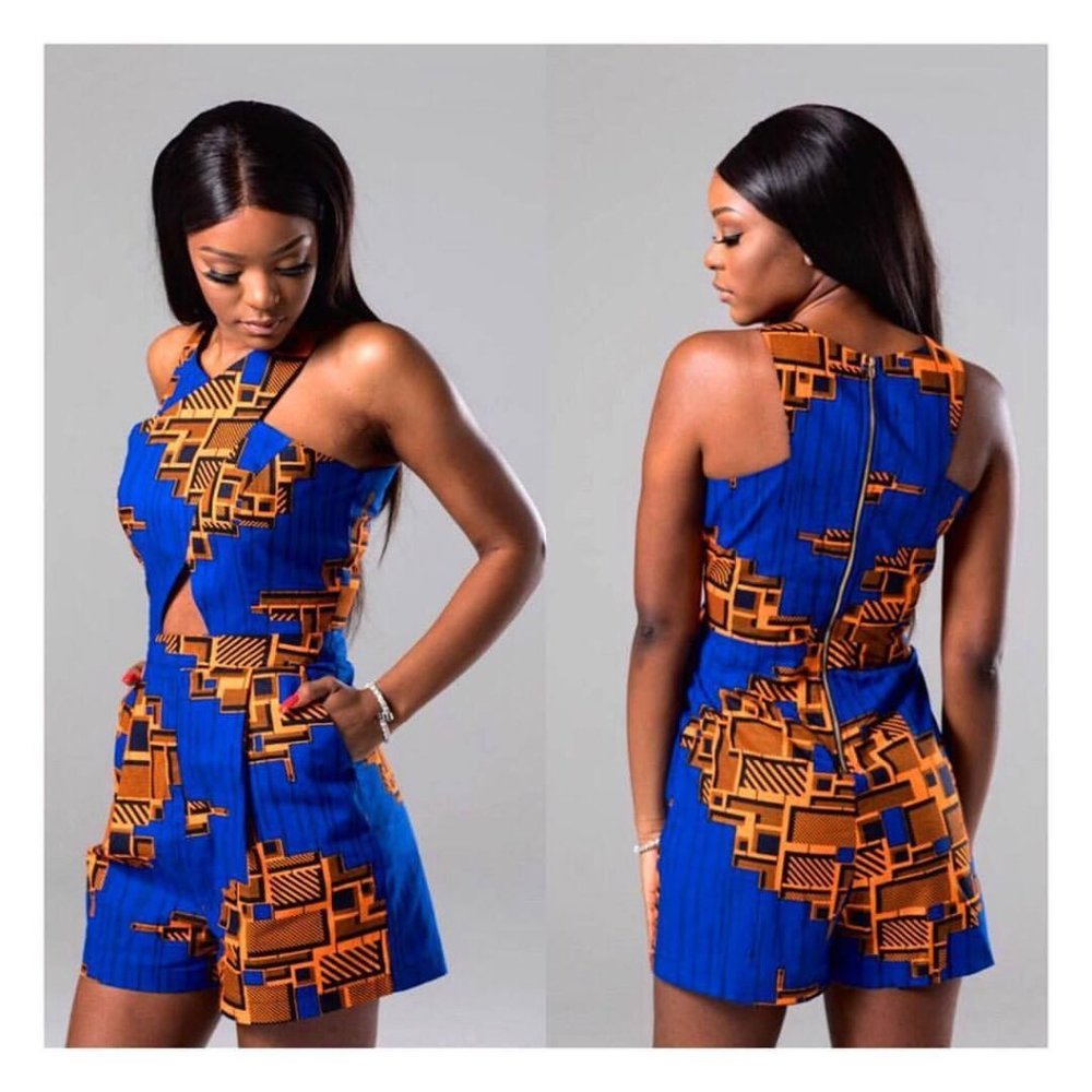 L'aviye African‎ Dashiki Romper Jumper jumpsuit